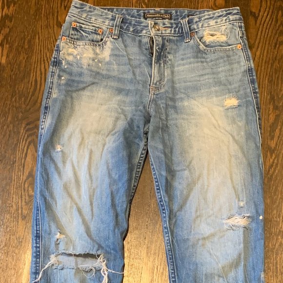 Abercrombie & Fitch High Rise Jeans Size 28 - Picture 4 of 9